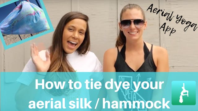 How to Swirl Tie Dye Your Hammock wit...