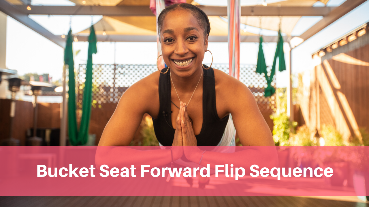 Pose Bucket Seat Forward Fold Flip