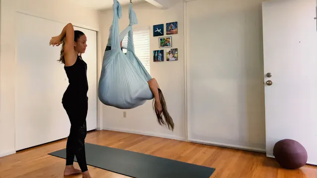 Floating Reclined Goddess Pose _Supta...