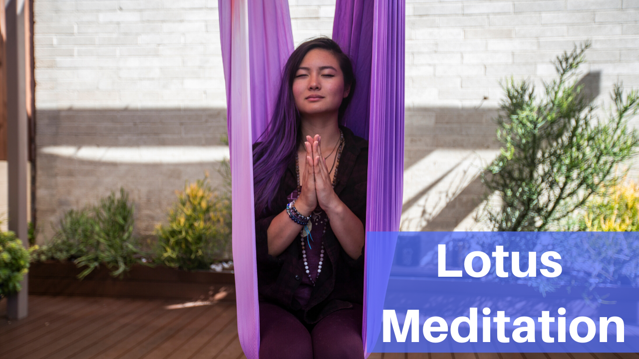 Lotus Aerial Yoga Meditation with Demi