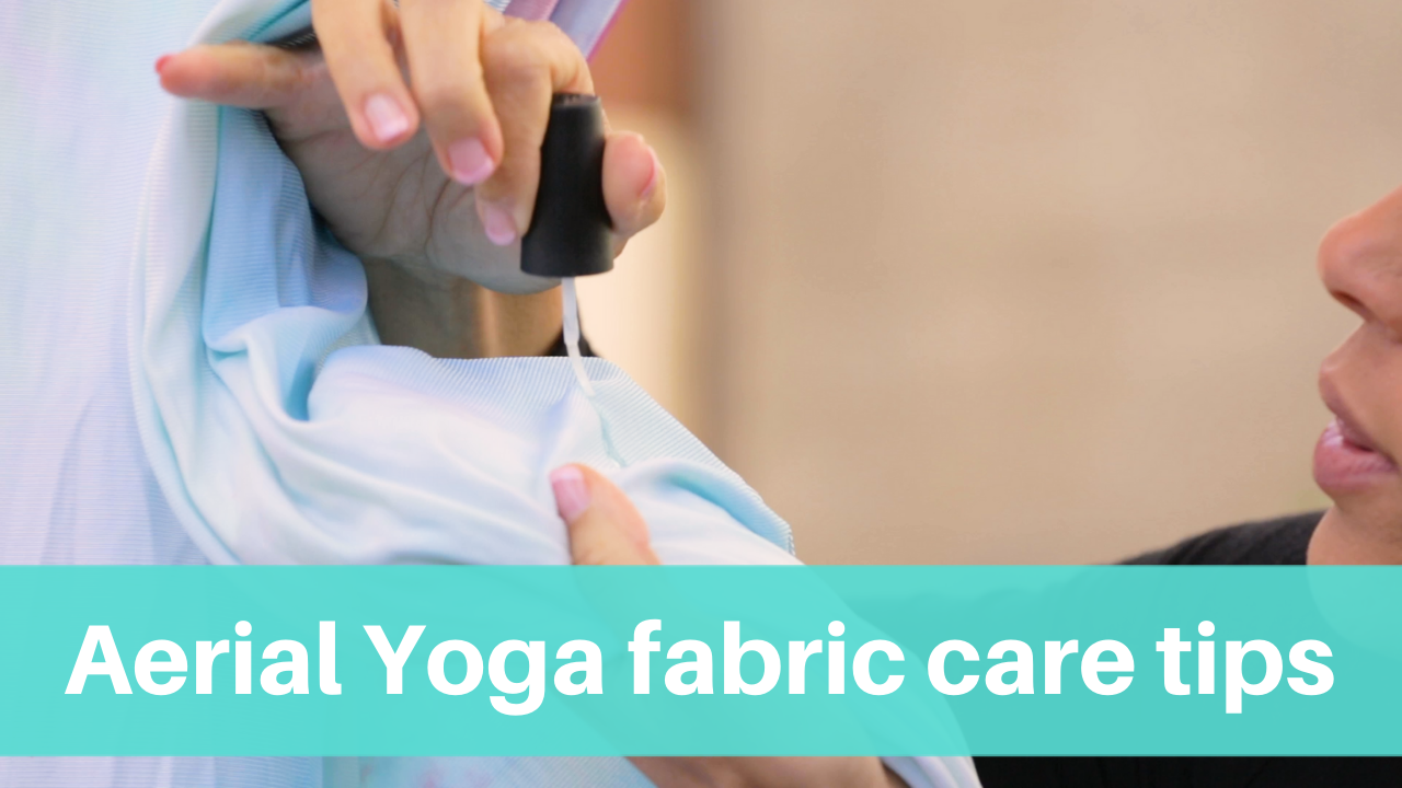 Aerial Yoga Tips for Maintaining Fabric