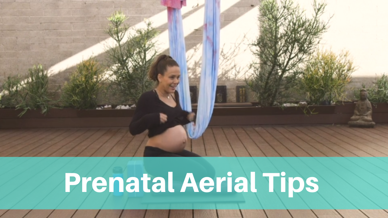 Aerial Yoga Tips for Pregnant Moms 
