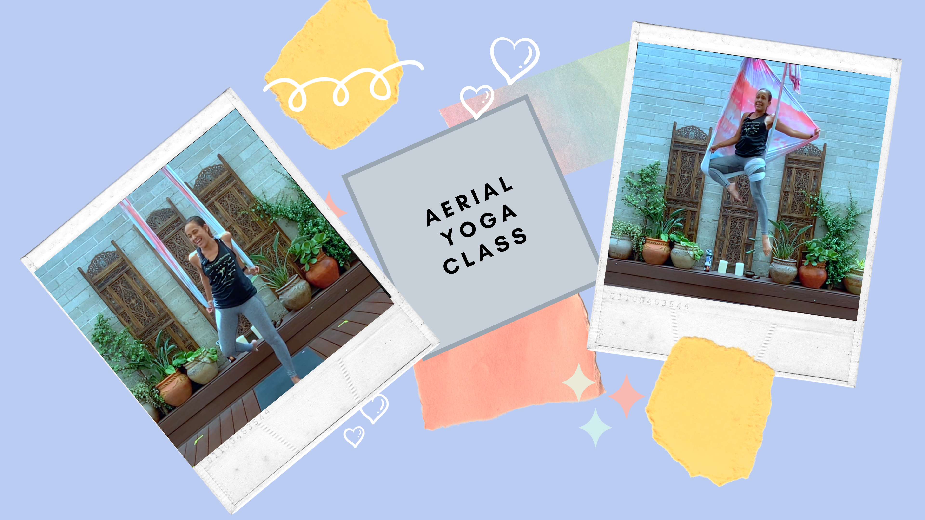 Aerial Yoga for Tight Buns