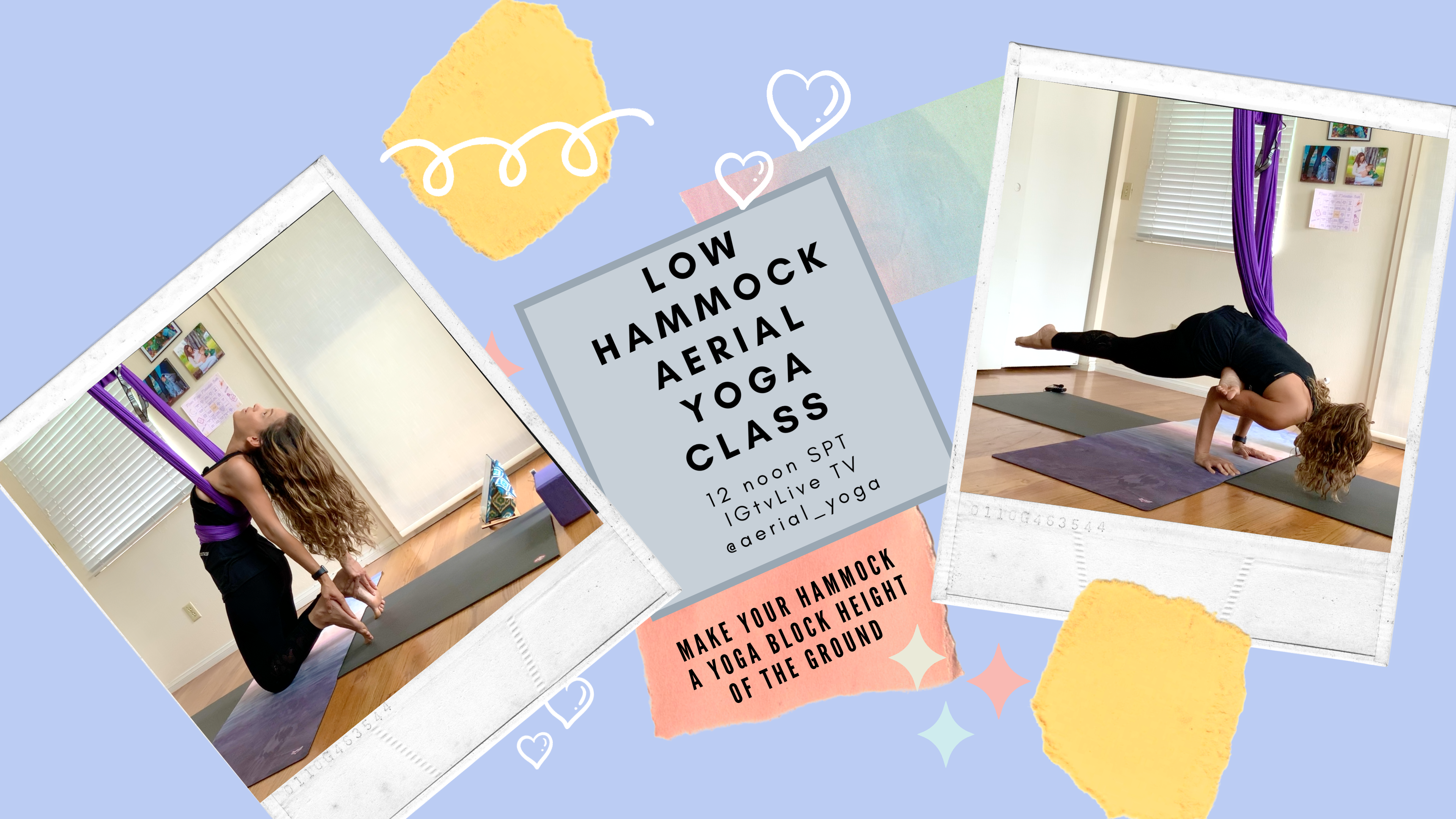 Galavasana Low Hammock Live Class