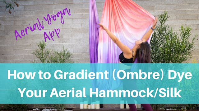How to Gradient Tie Dye Your Hammock ...