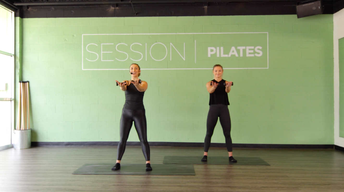 Floor: Biceps & Shoulders With Sarah