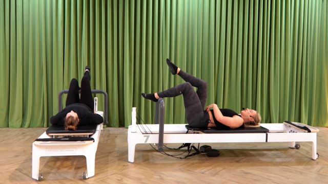Reformer: Hamstrings (Footbar at Back) With West