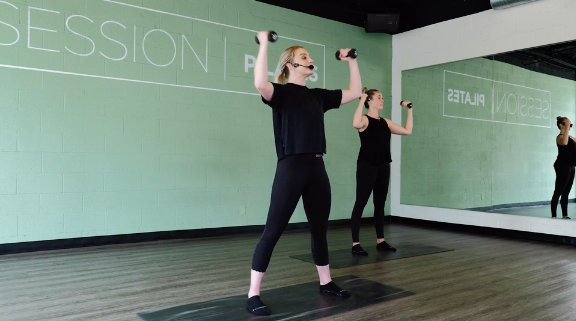 Floor: Shoulders, Triceps & Biceps With West