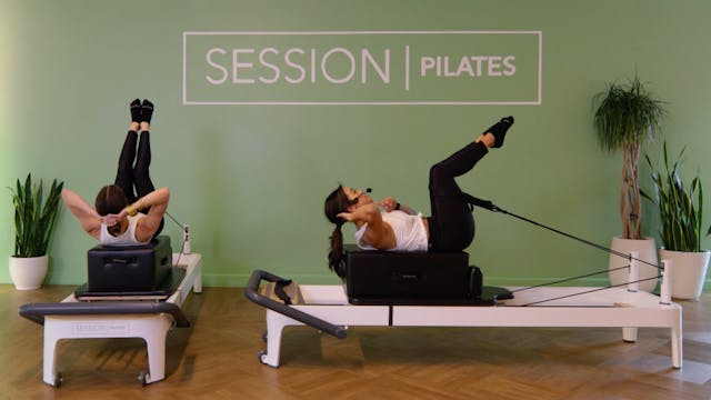 Reformer: Seated Abs on Box With Brandy