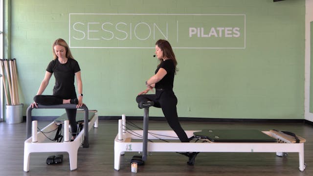Reformer Stretch: Hamstrings, Outer T...