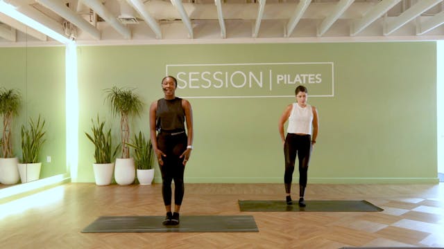 Floor: Outer Thighs & Glutes with Jas...