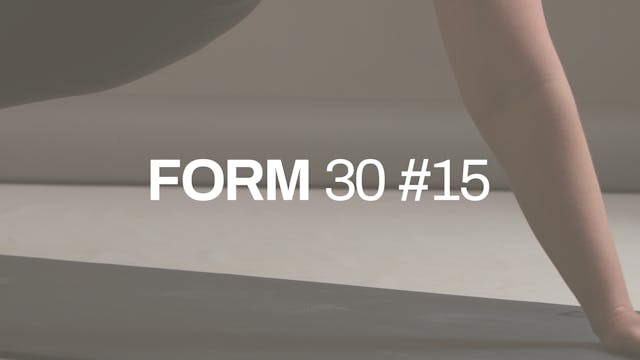 FORM 30 #15 with Rachel