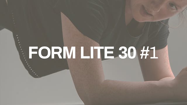 FORM LITE #1 with Elisha