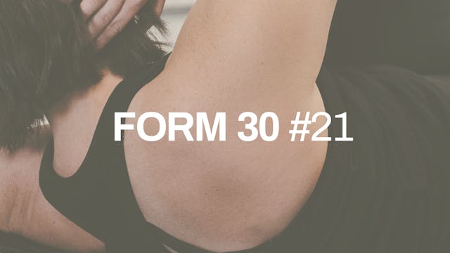 FORM 30 #21 with Gemma