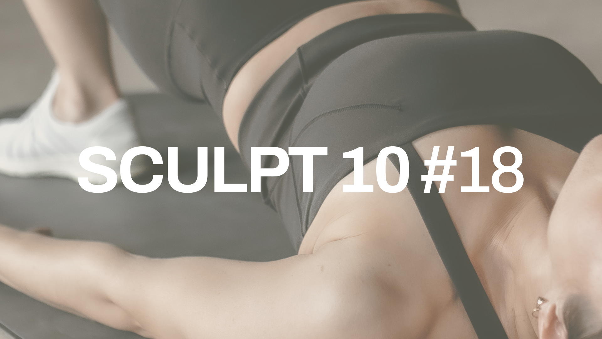 SCULPT 10 #18 with Janelle | Standing Weighted Core