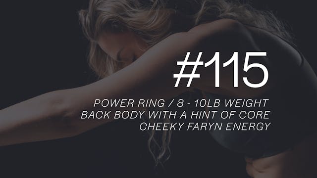 POWER FORM 30 #115 with Faryn