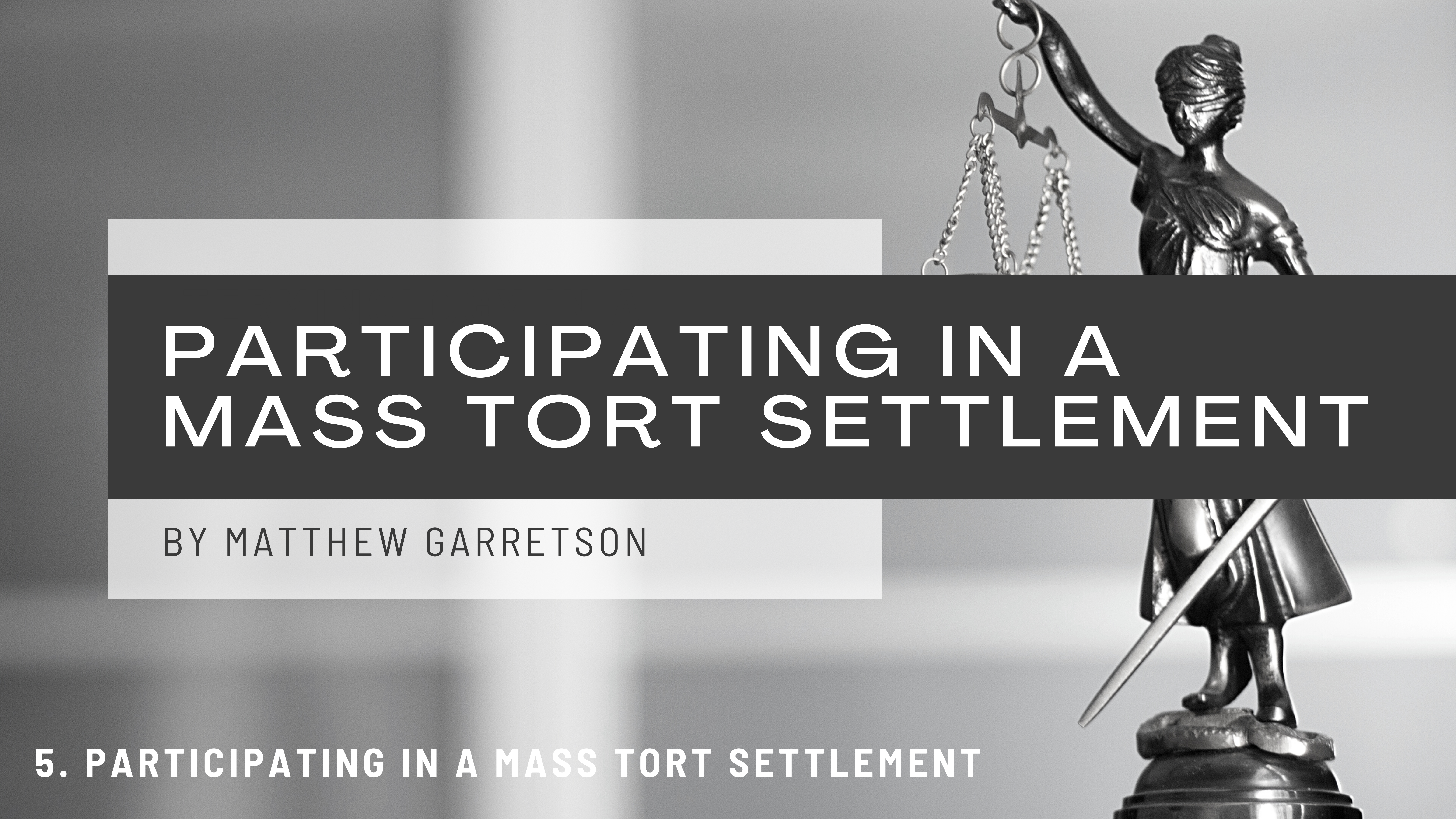 Settlement Knowledge Video