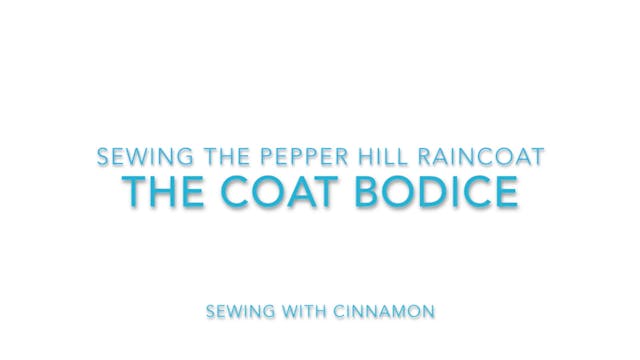 SWC Pepper Hill Raincoat The Coat Bodice