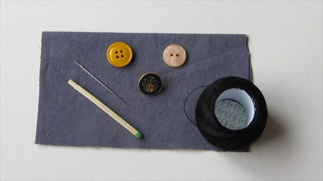 Hand Sewing Buttons