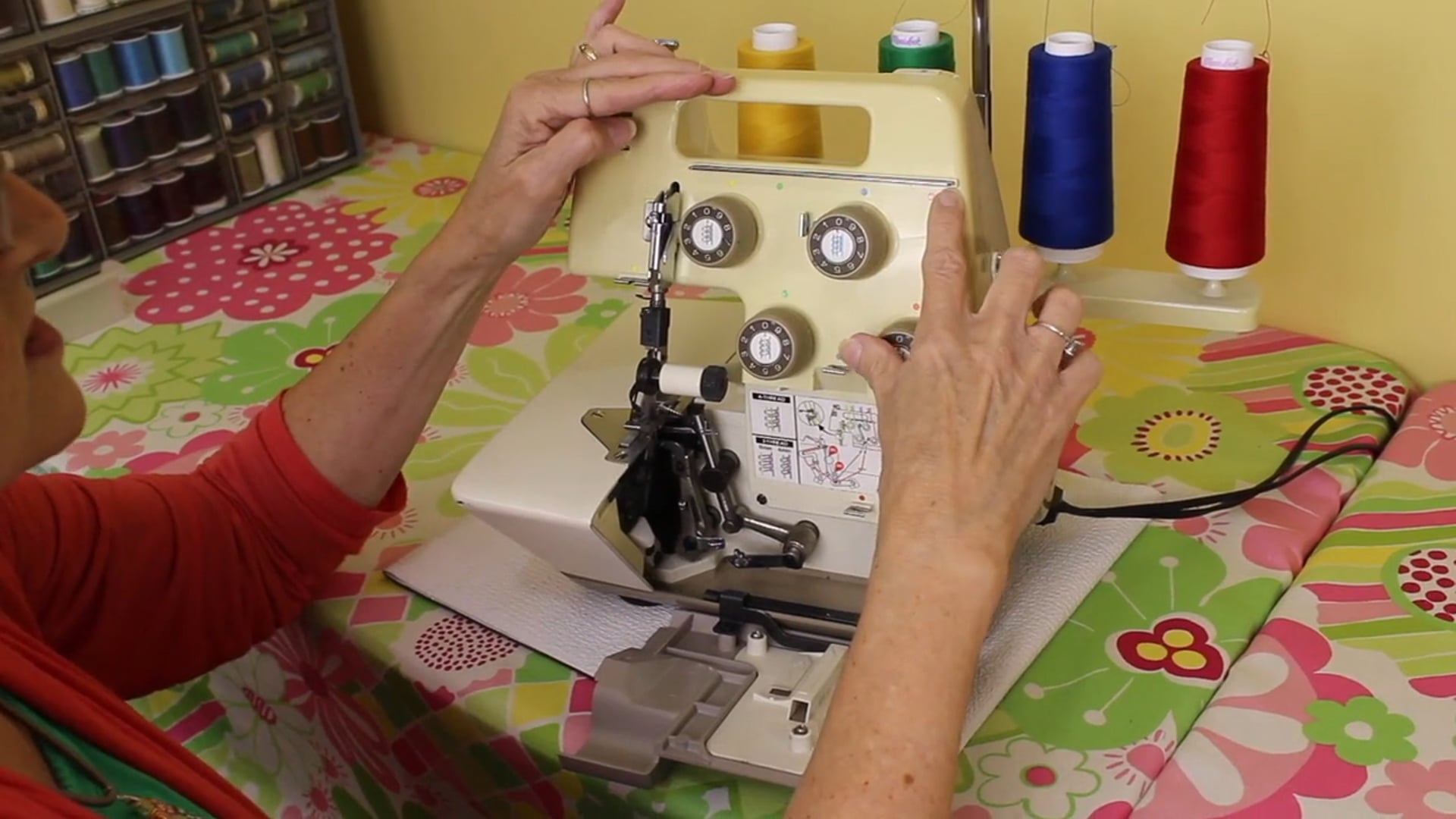 SWC Serger Basics Threading Your Machine Part 1