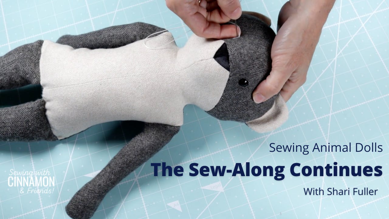 Bear Doll Sew Along Continues Sewing With Cinnamon And Friends 9354