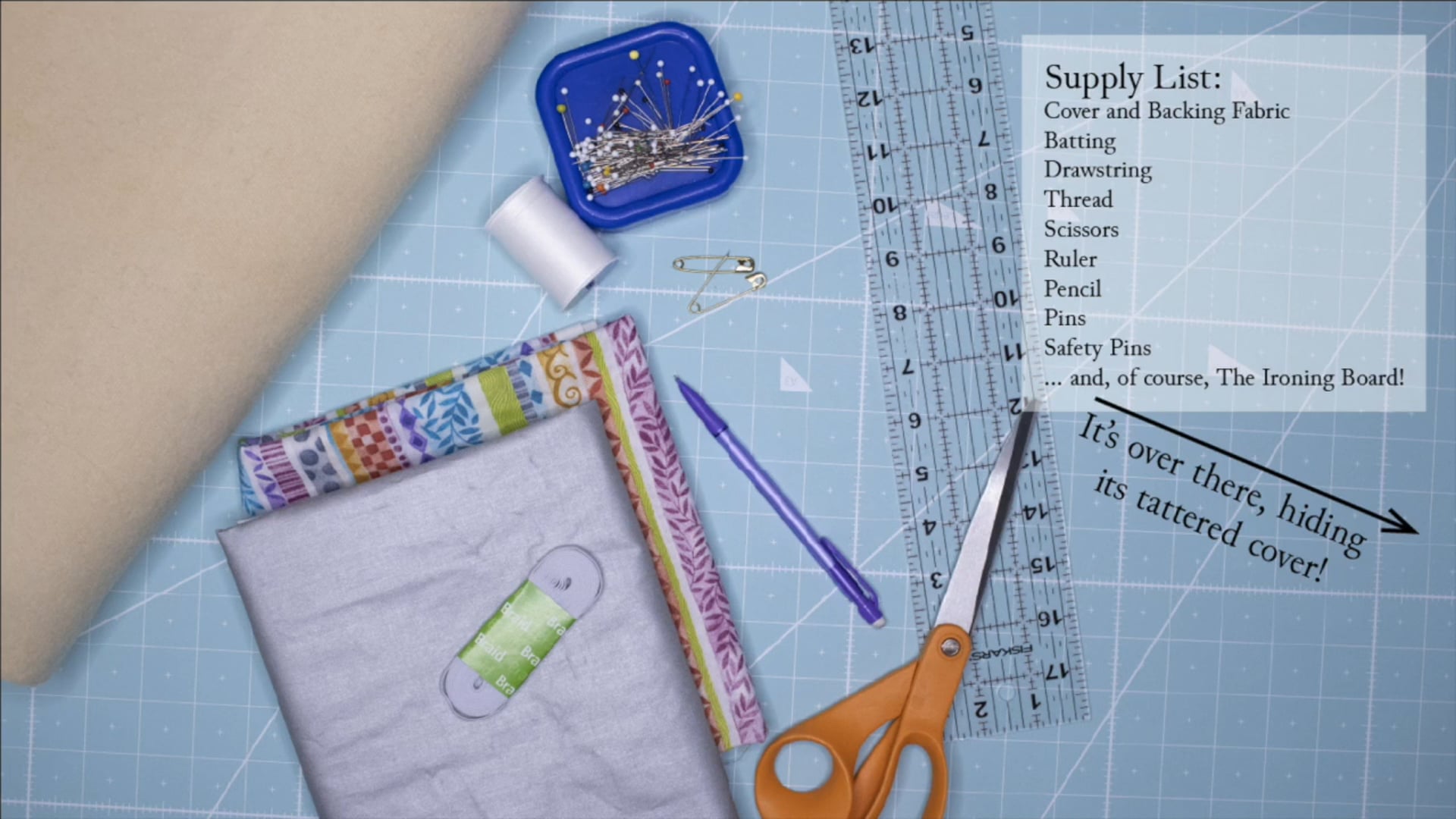 SWC Pressing Matters Ironing Board Makeover