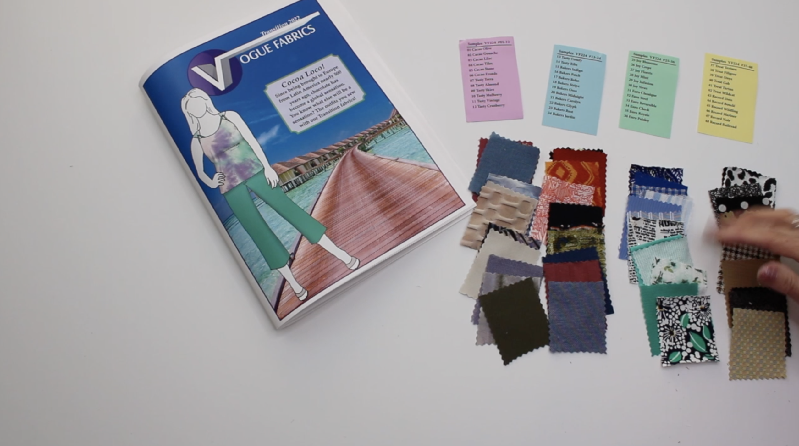 The Vogue Fabrics Swatch Book