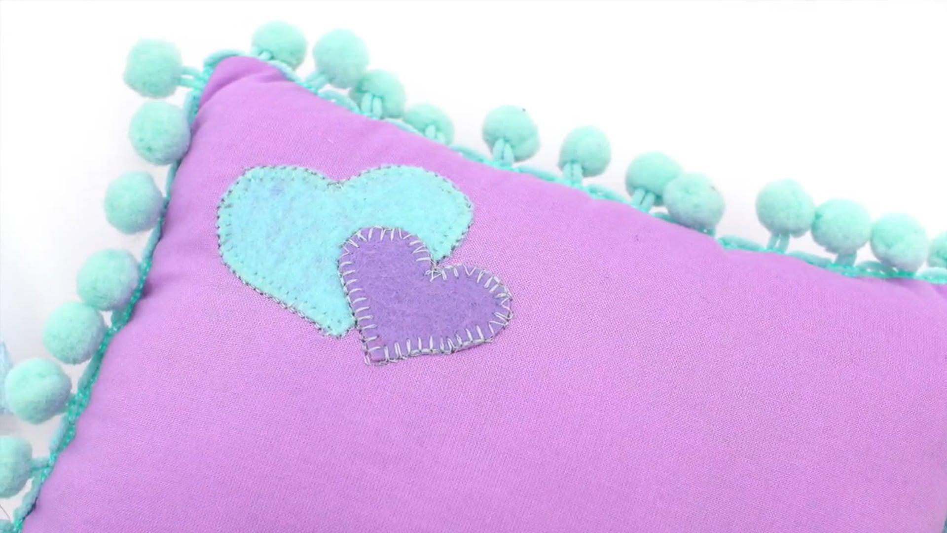 SWC Heart Applique With A Machine Blanket Stitch