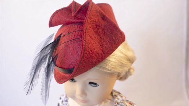 SWC Millinery 1940s Pleated Hat Tutorial