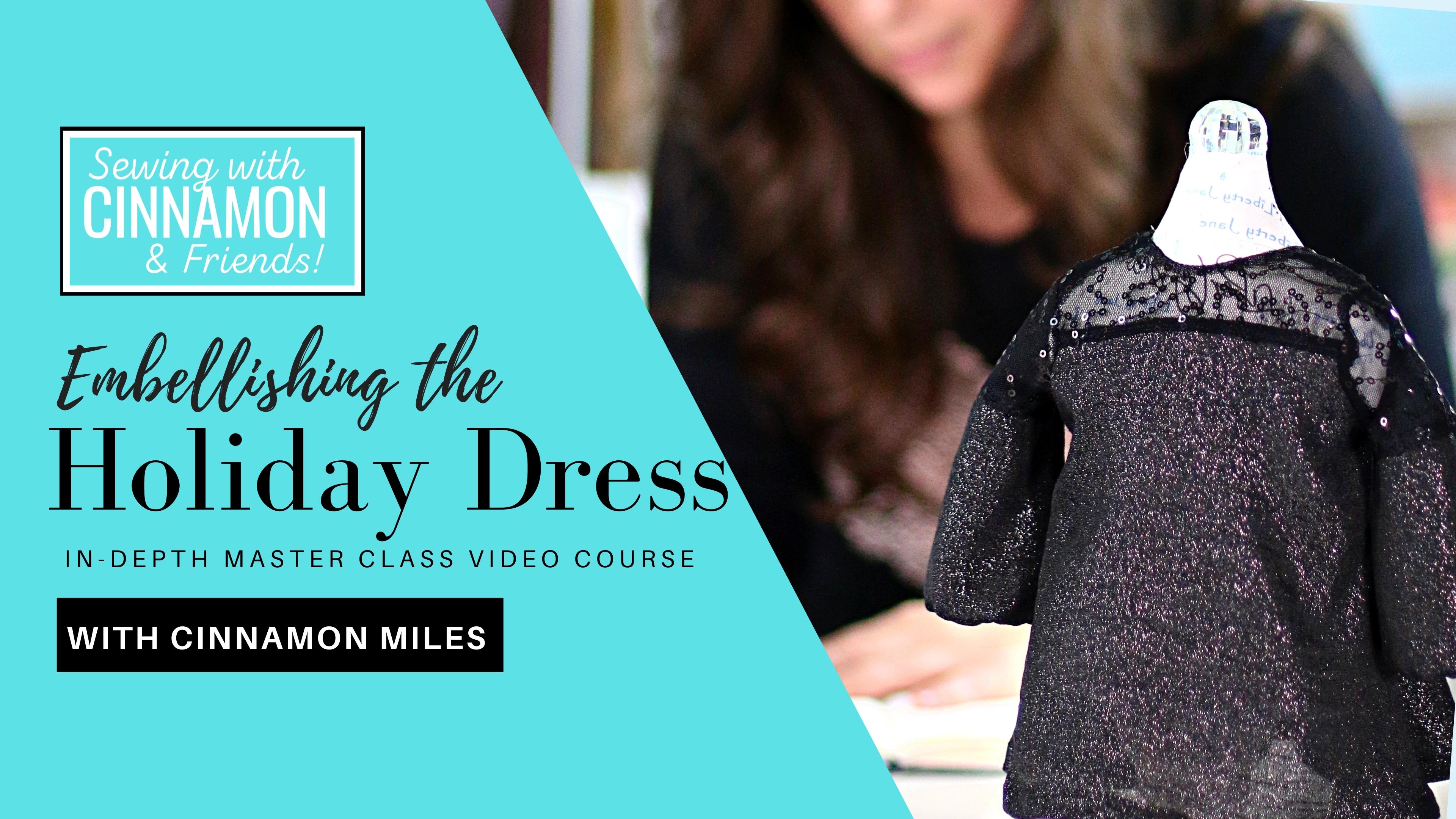 Embellishing The Holiday Dress