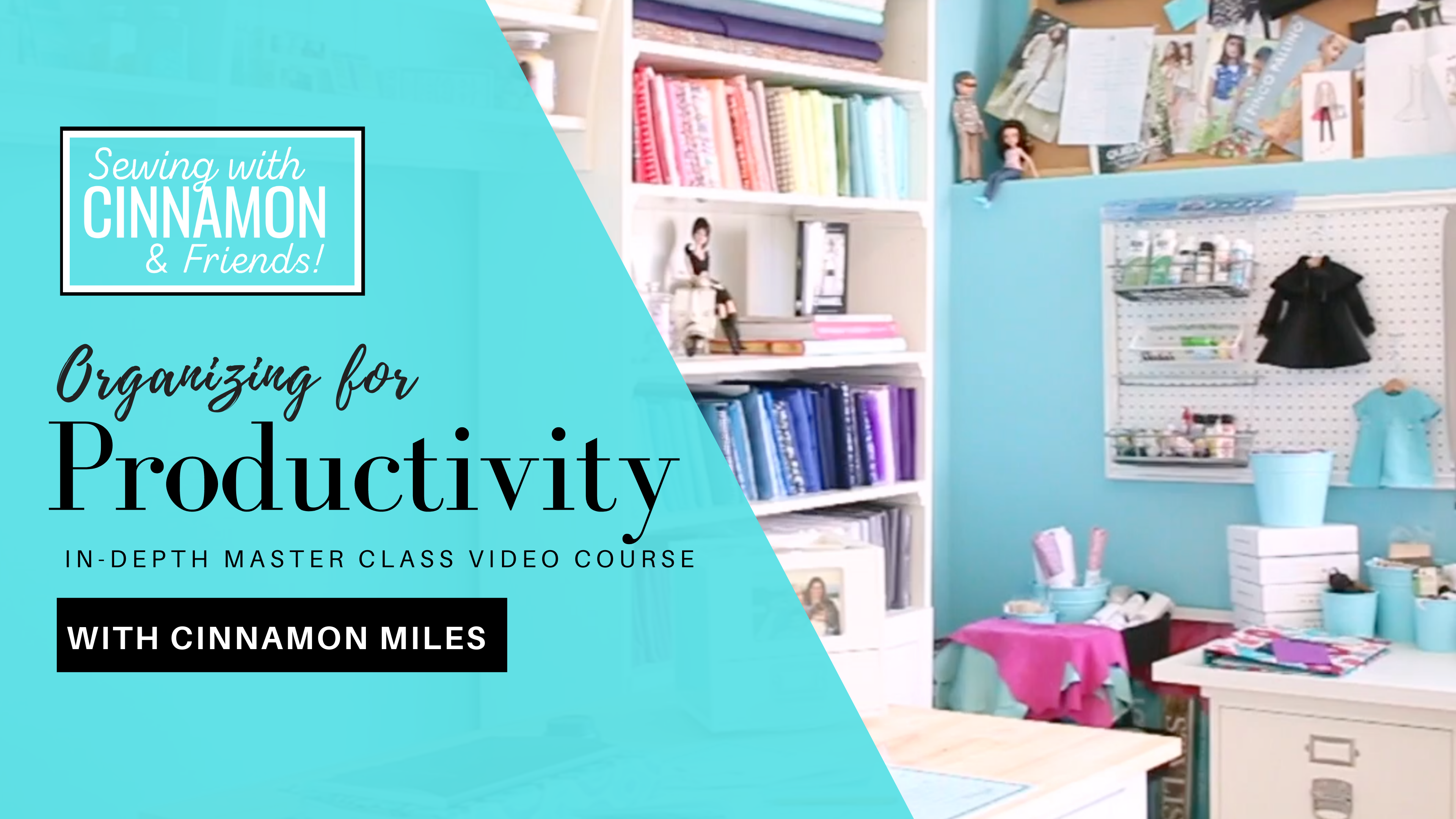 Organizing For Productivity: Cinnamon's Studio