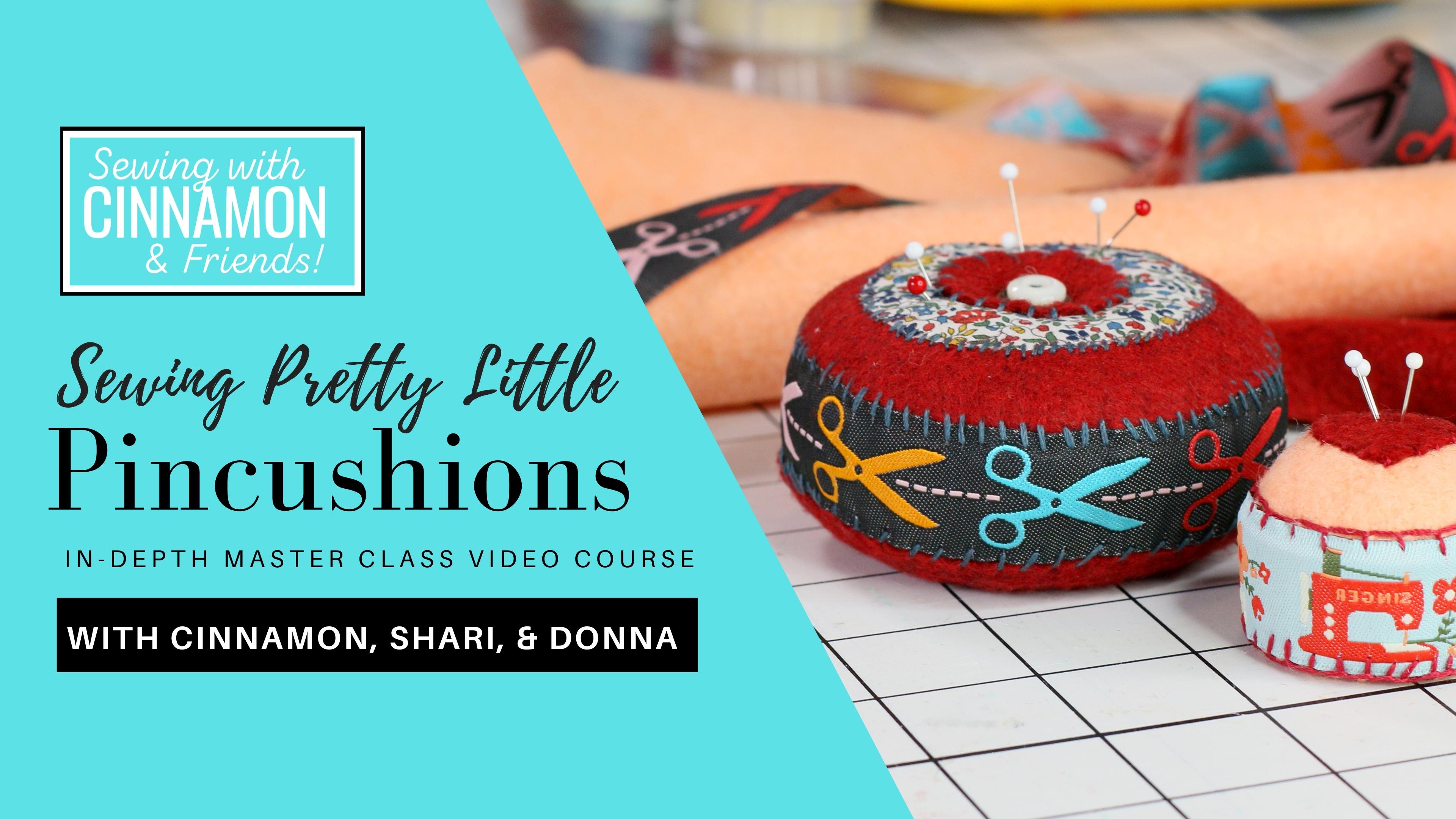 Sewing Pretty Little Pincushions