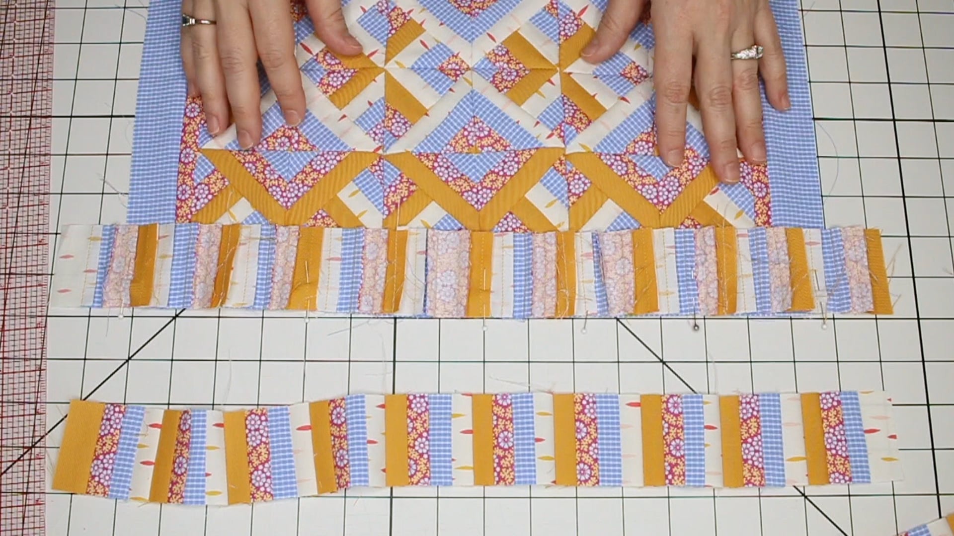 Doll Quilt  Part 3 - Borders, Binding, & Quilting