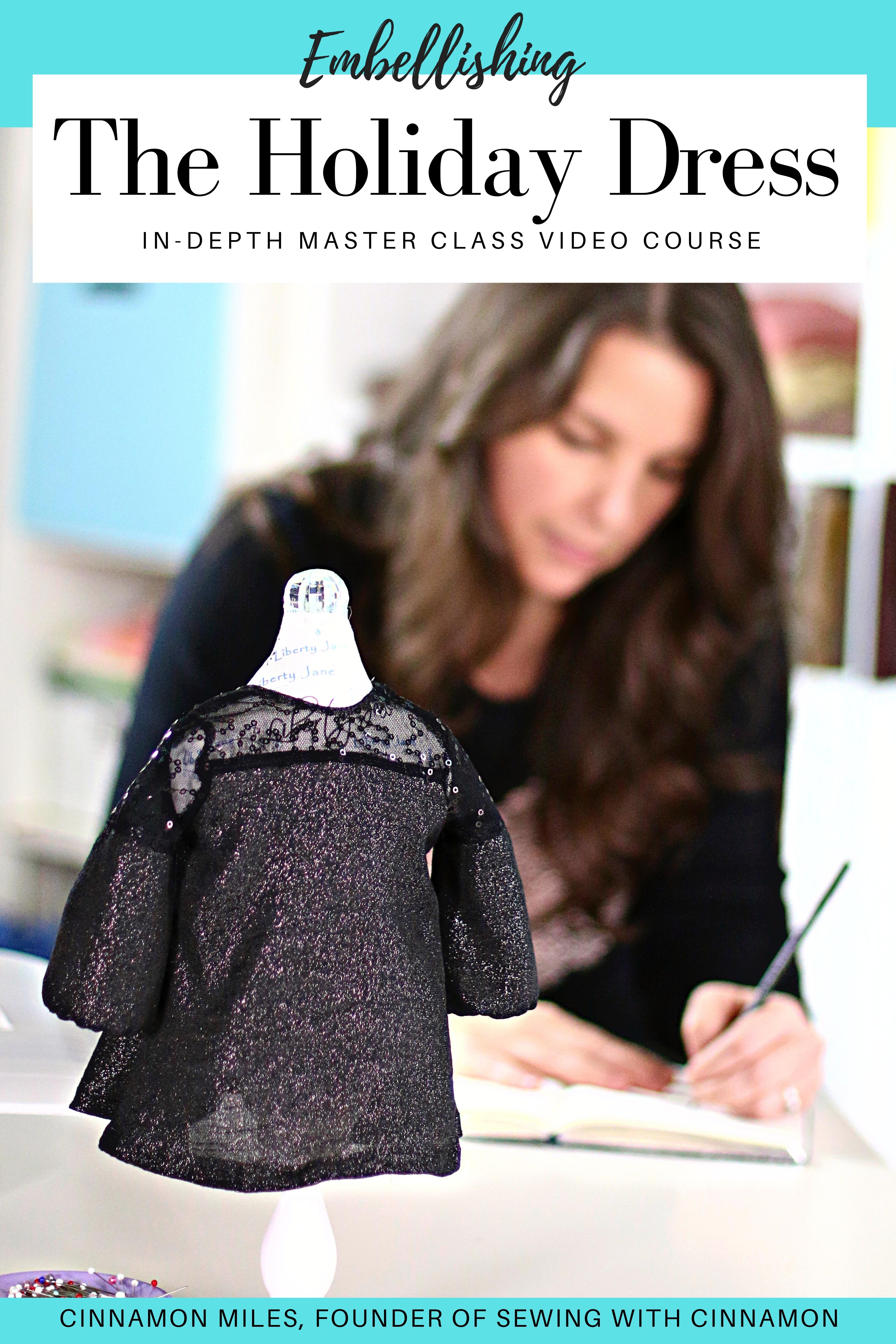 Embellishing The Holiday Dress