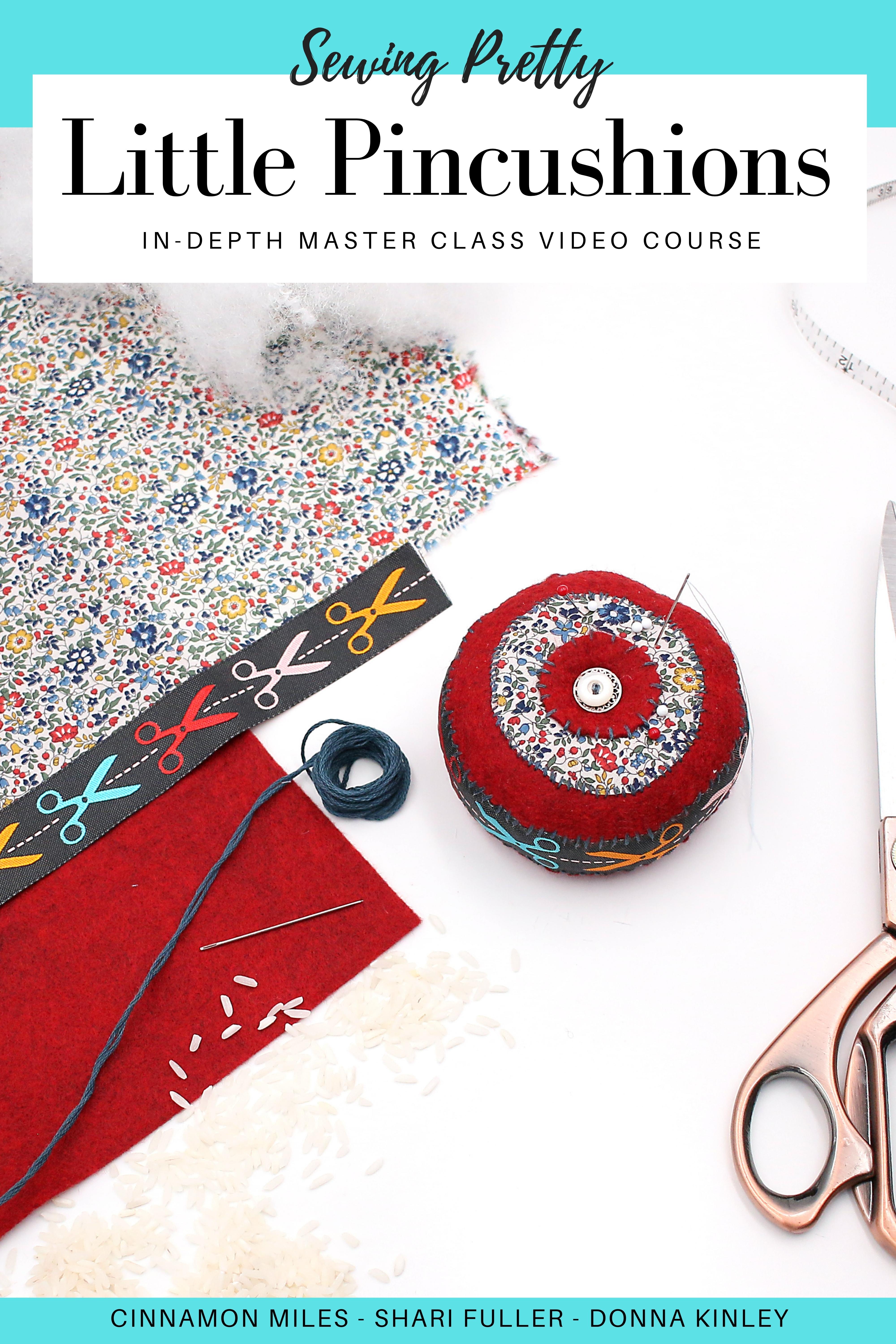 Sewing Pretty Little Pincushions