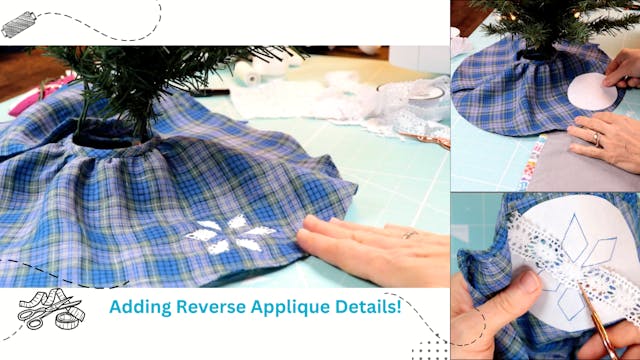 Reverse Applique For The Holidays