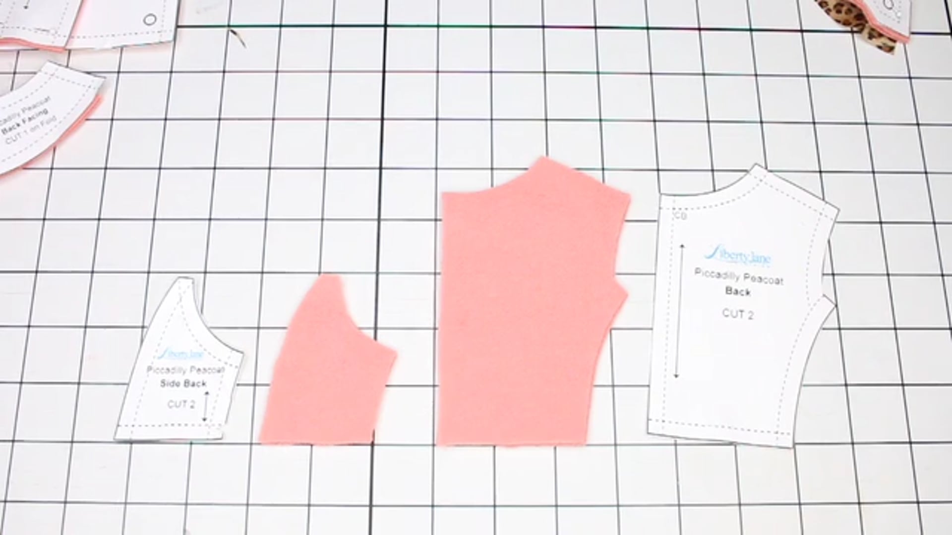 SWC Piccadilly Peacoat Sew Along Part 1 Coat Back