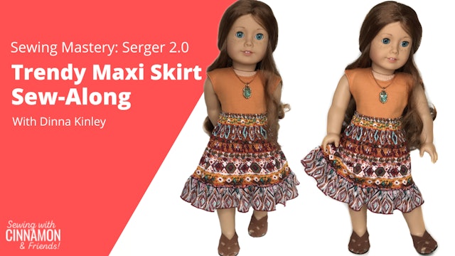Serger 2.0 Trendy maxi Skirt Sew-Along