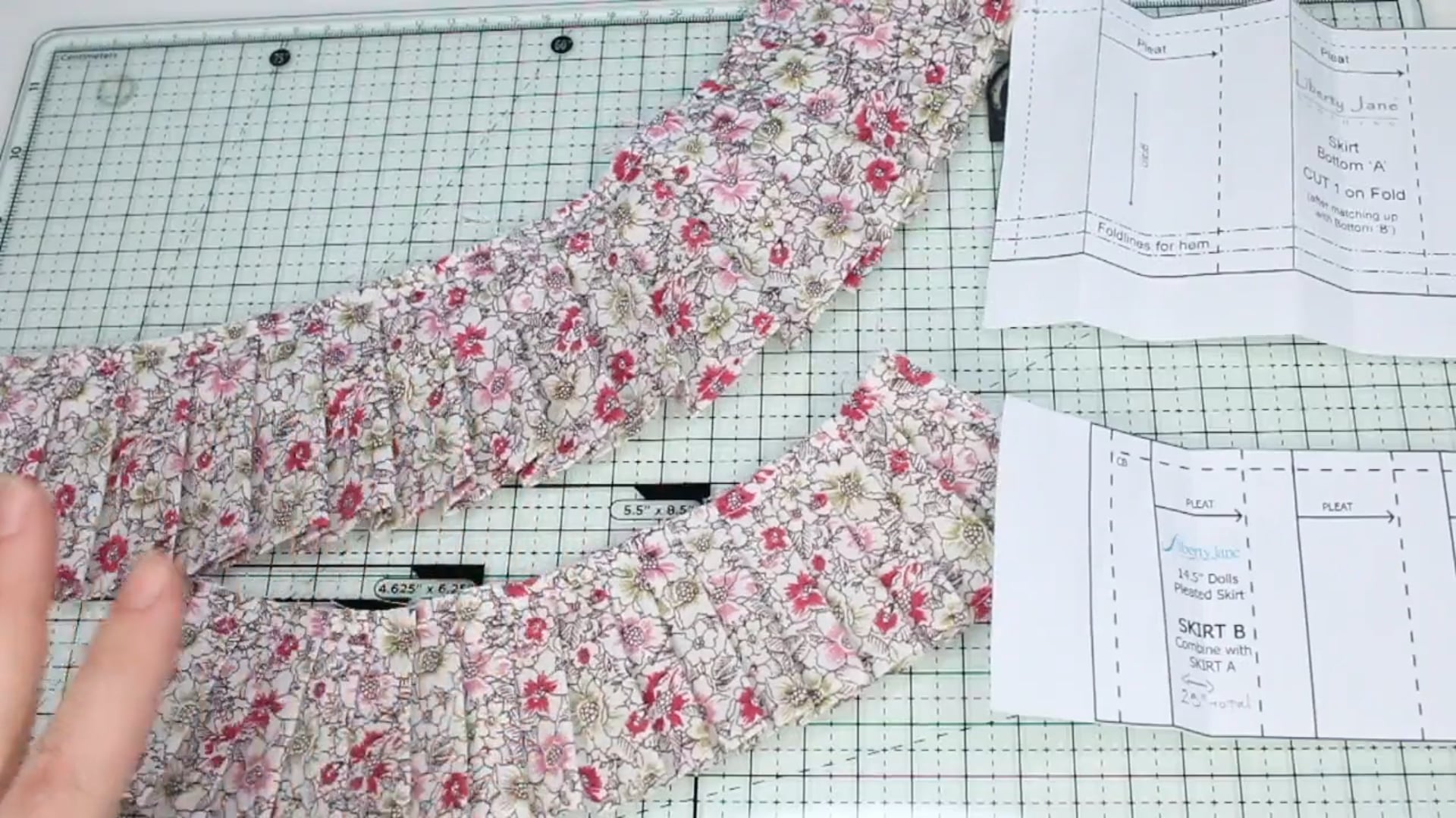 Sewing Knife Pleats Part 1