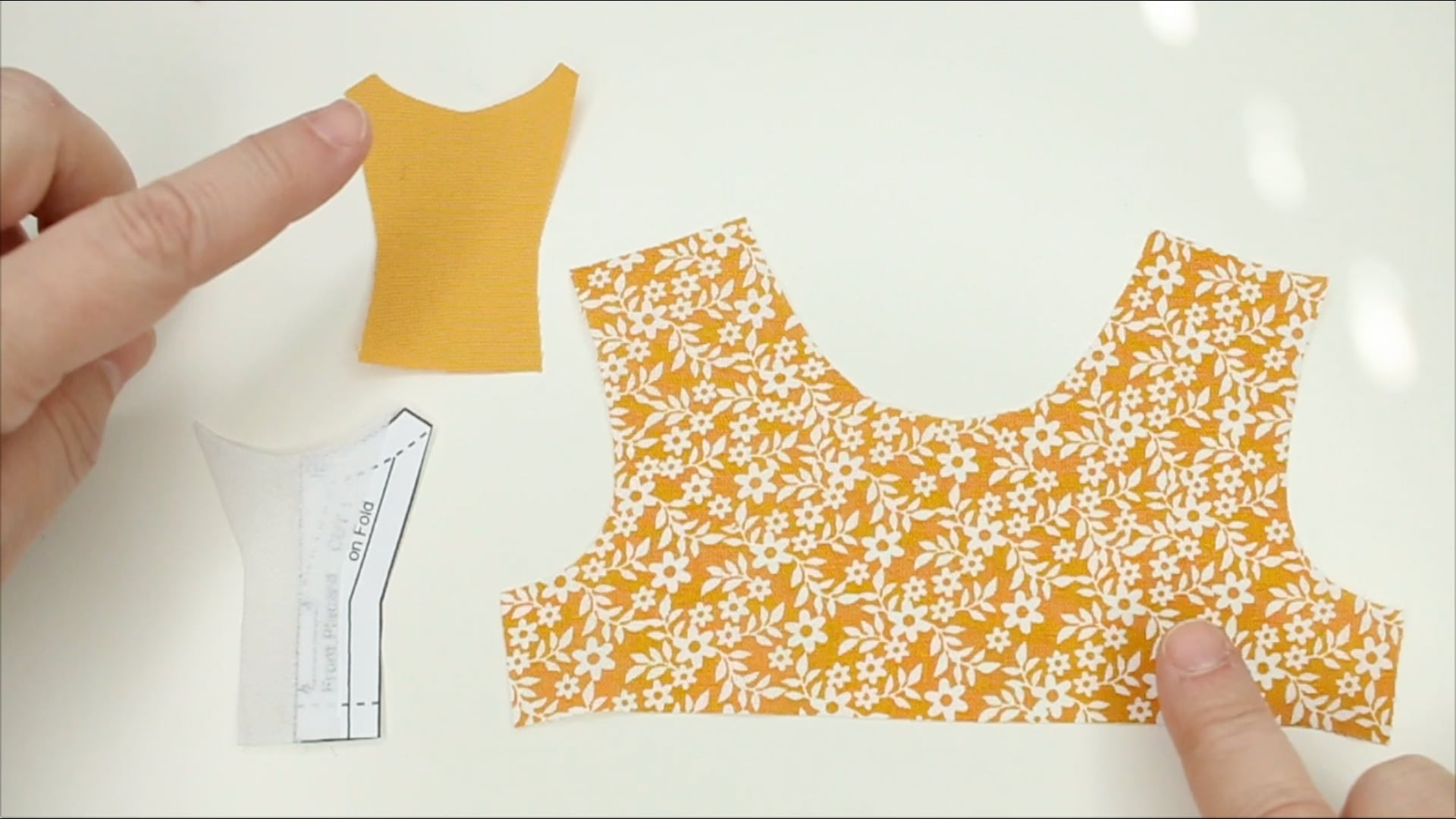 Alice Spring Dress Front Bodice Placket Part 1