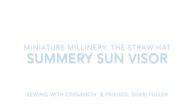 SWC Summery Sun Visor Tutorial