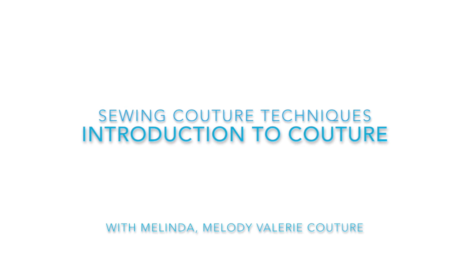 SWC Intro To Couture