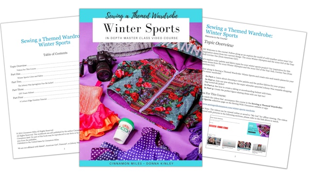 Winter Sports Wardrobe PDF Course Guide