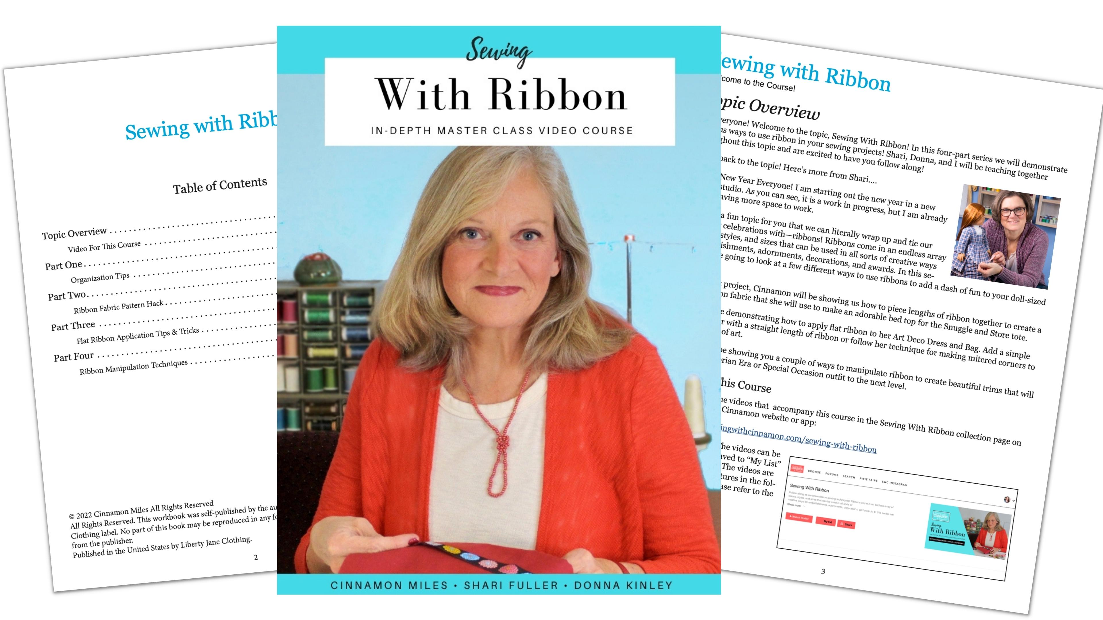 Sewing With Ribbon Course Guide