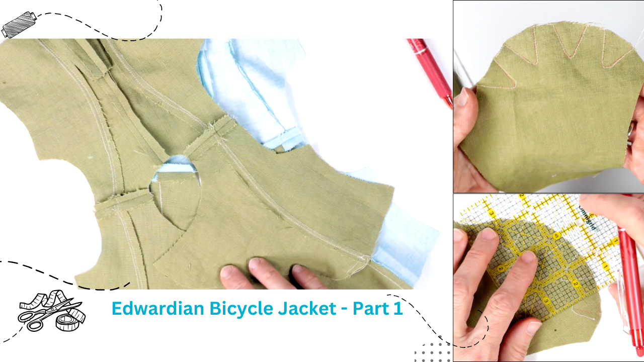 Sewing The Edwardian Bicycle Jacket Part 1