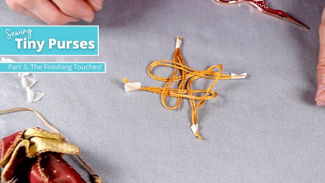 SWC Palestrina Purse Tassels