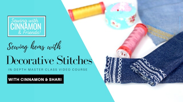 Sewing Hems With Decorative Stitches
