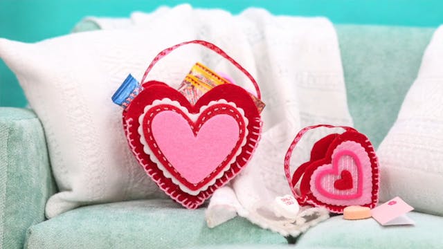 Valentine Tiny Treat Bag Tutorial