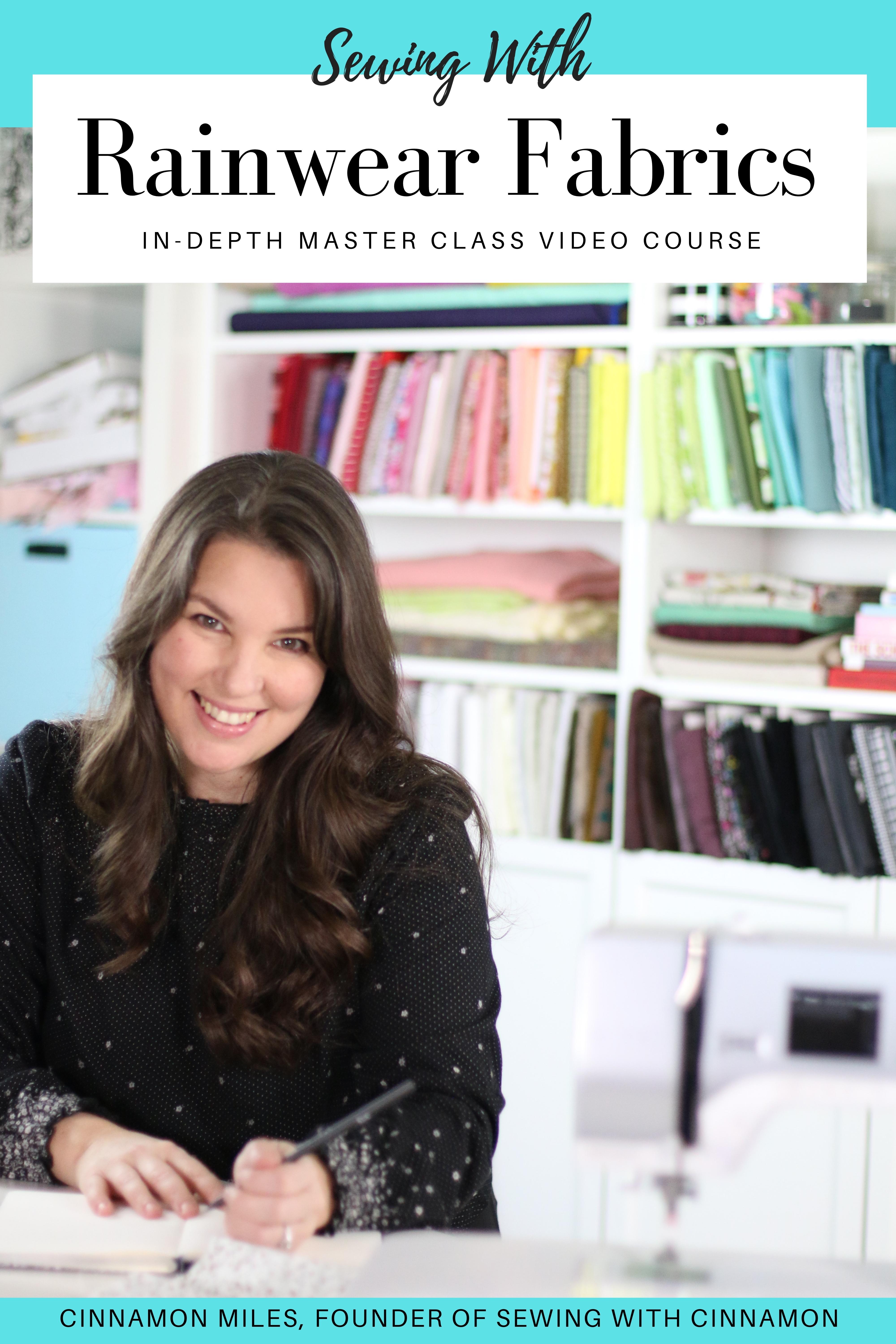 Sewing With Rainwear Fabrics