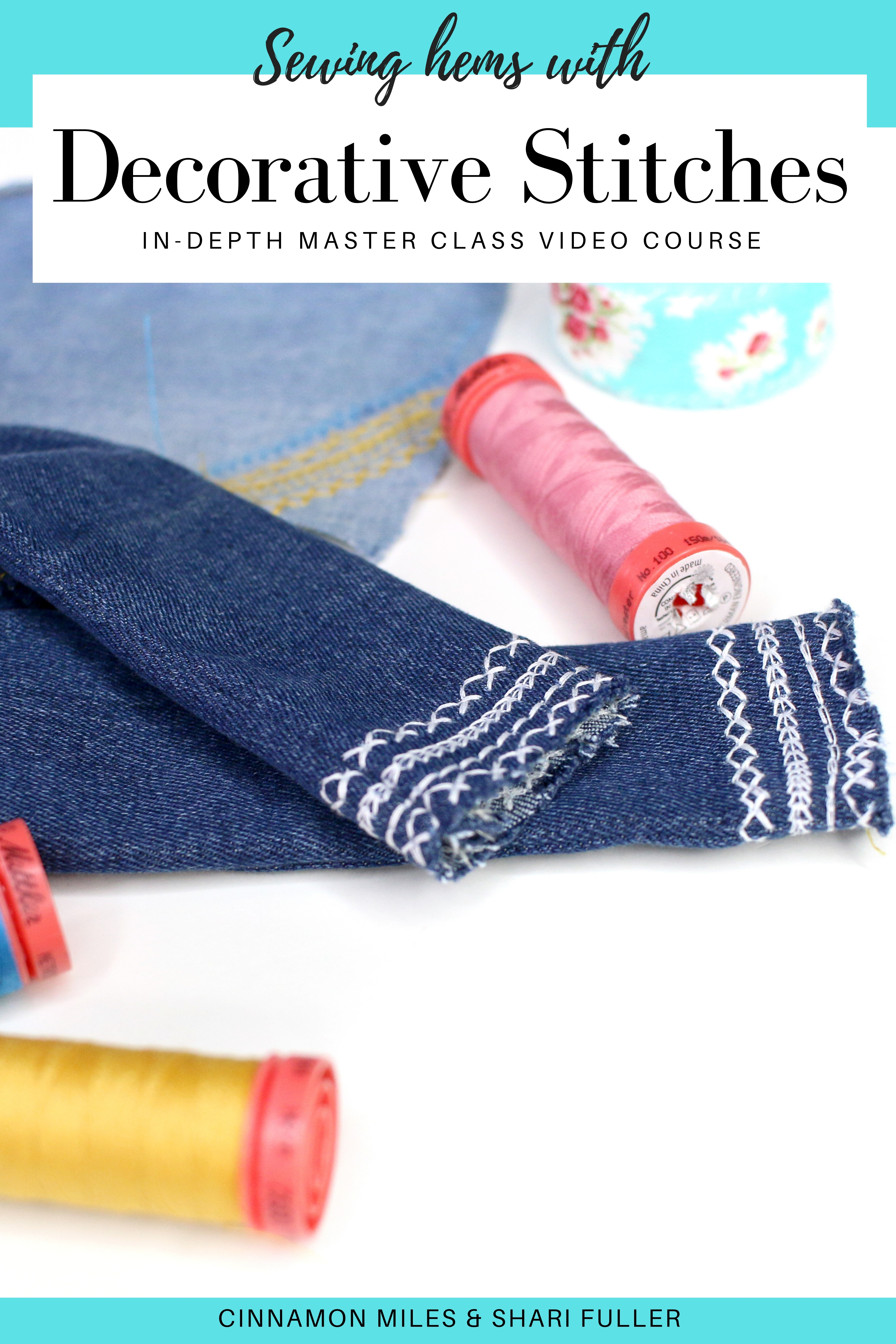 Sewing Hems With Decorative Stitches